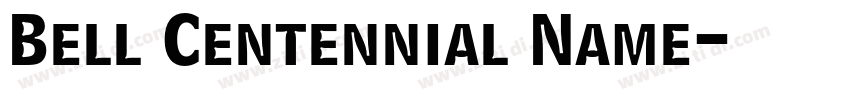 Bell Centennial Name字体转换
